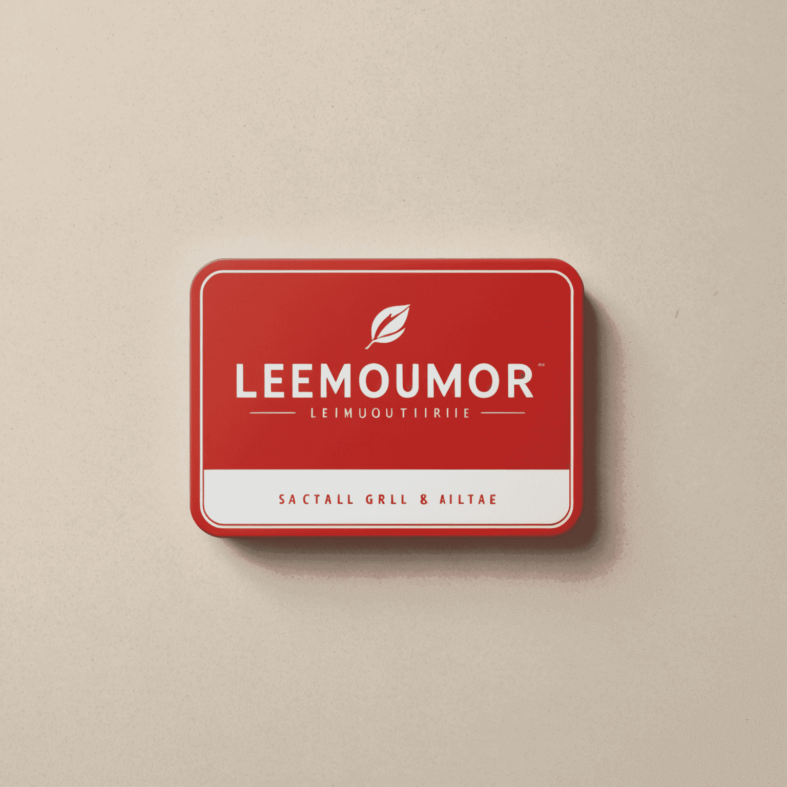 Логотип lemoumor: красный прямоугольник с белым текстом