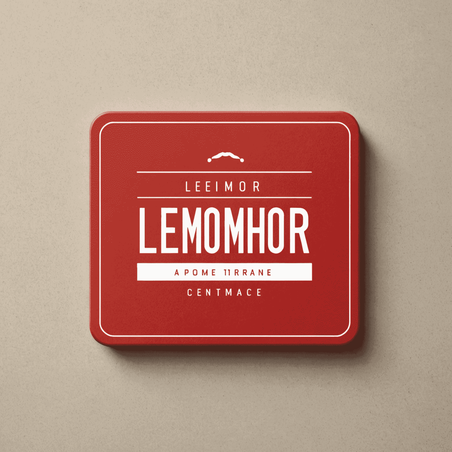 Логотип lemoumor: красный прямоугольник с белым текстом