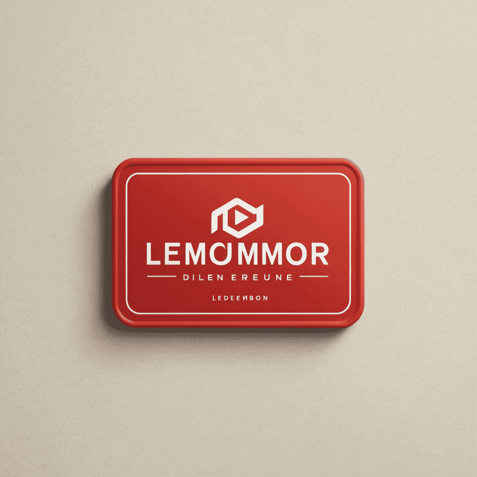 Логотип lemoumor: красный прямоугольник с белым текстом