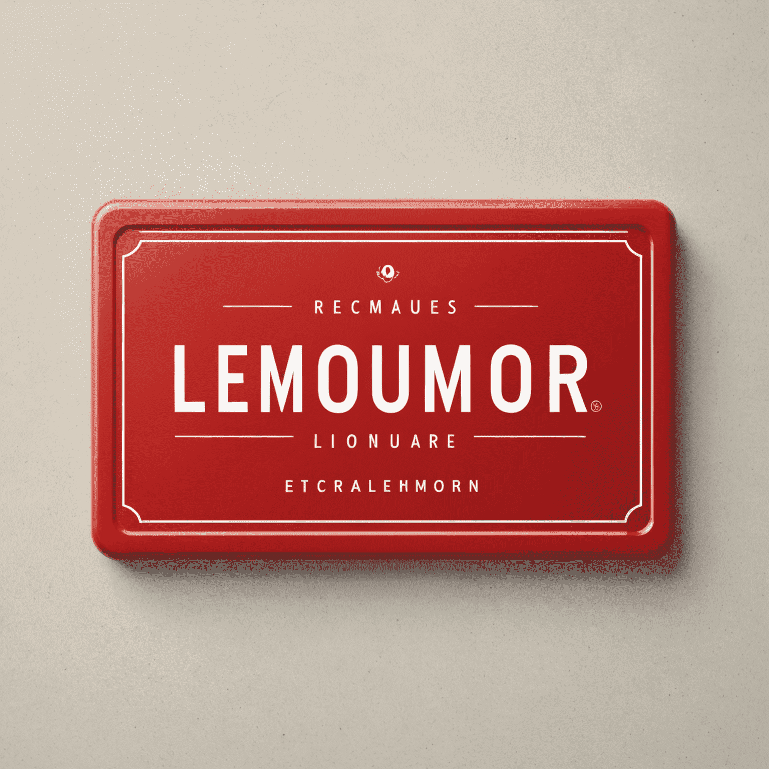 Логотип lemoumor: красный прямоугольник с белым текстом